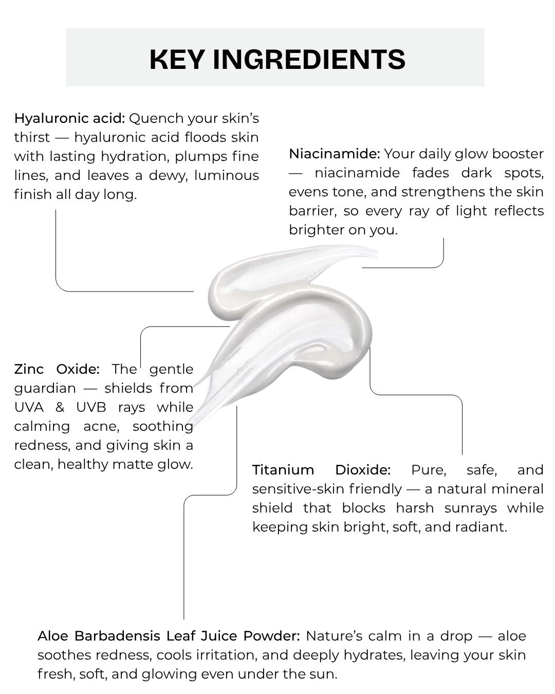 Glow++ Hydrating Ozonated Water Sunscreen SPF 50+ PA+++ | All Skin Types - 50g